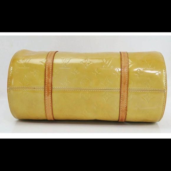 Authentic LOUIS VUITTON Bedford Beige Vernis Leather Hand B… - Picture 10 of 17